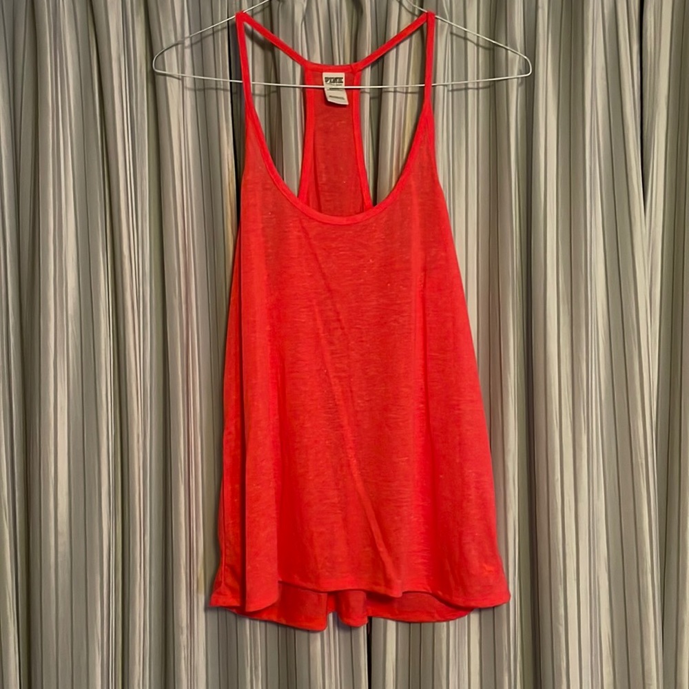 Pink Victoria’s Secret tank top